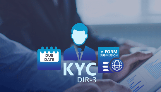 Yearly web based KYC submission for Directors