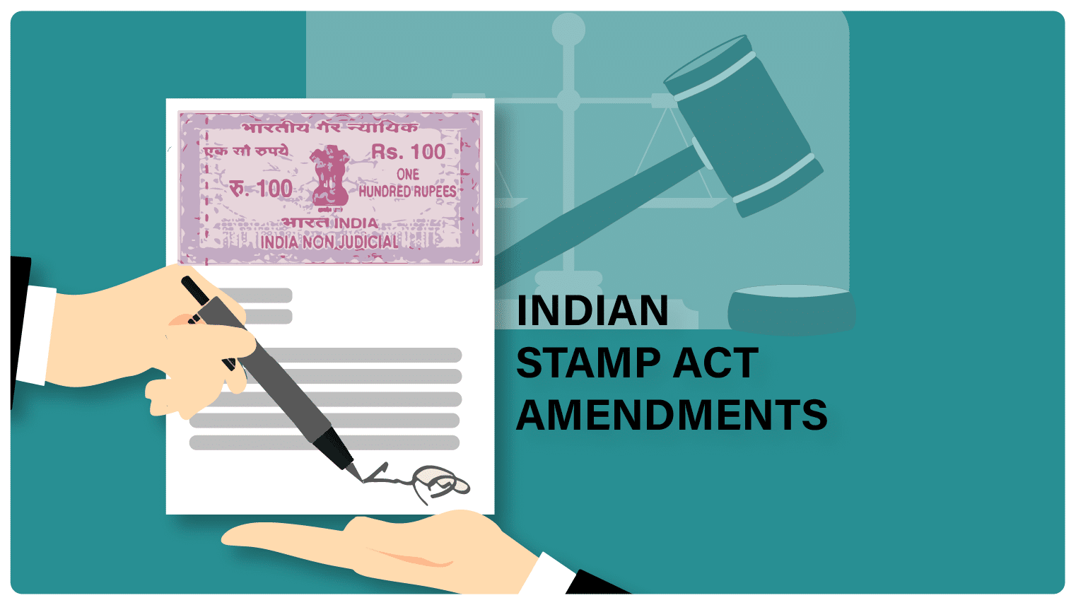Amendments to the Indian Stamp Act 1899